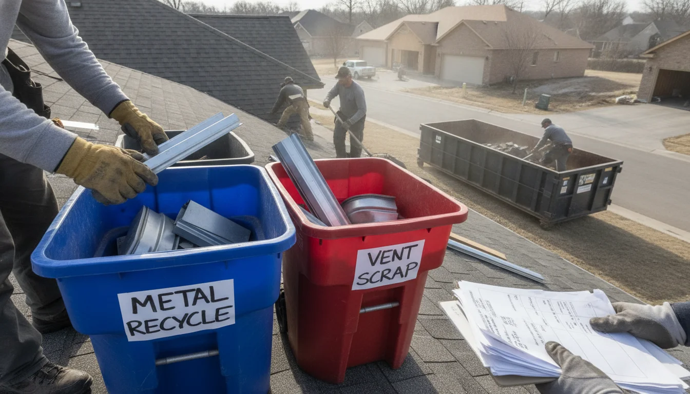 Roofing Debris Removal Service